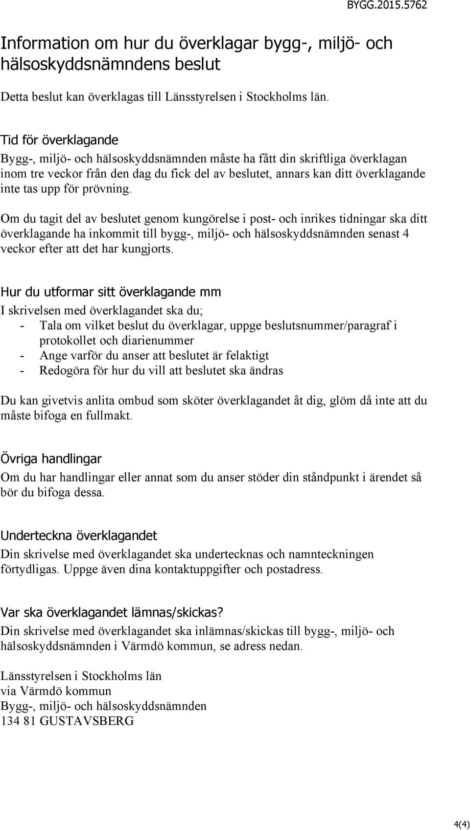 prövning.