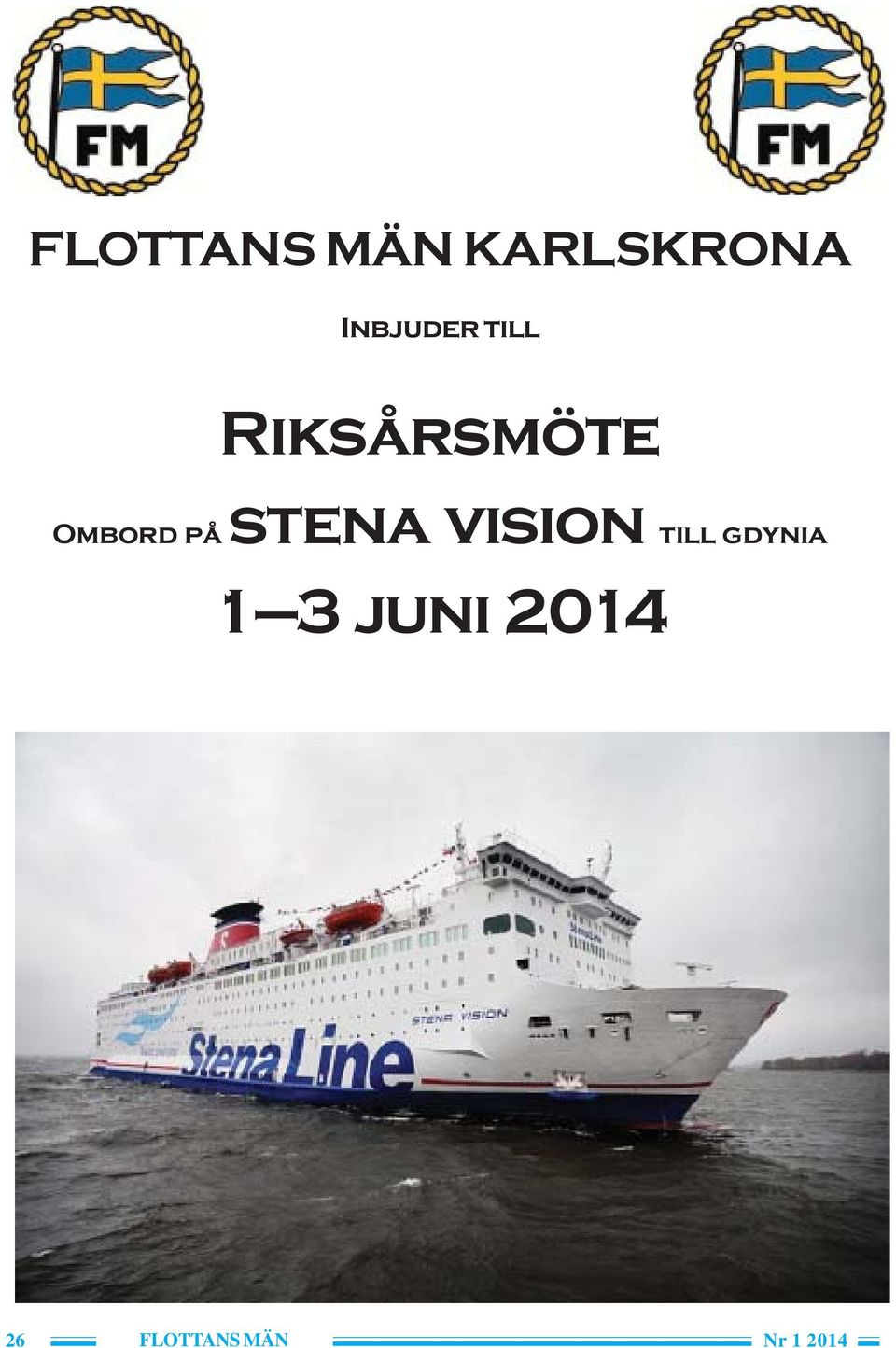 Ombord på stena vision till