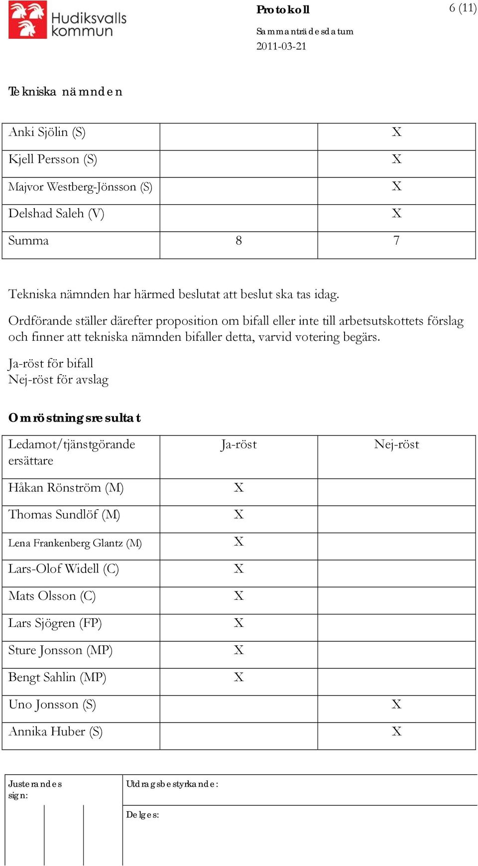 votering begärs.