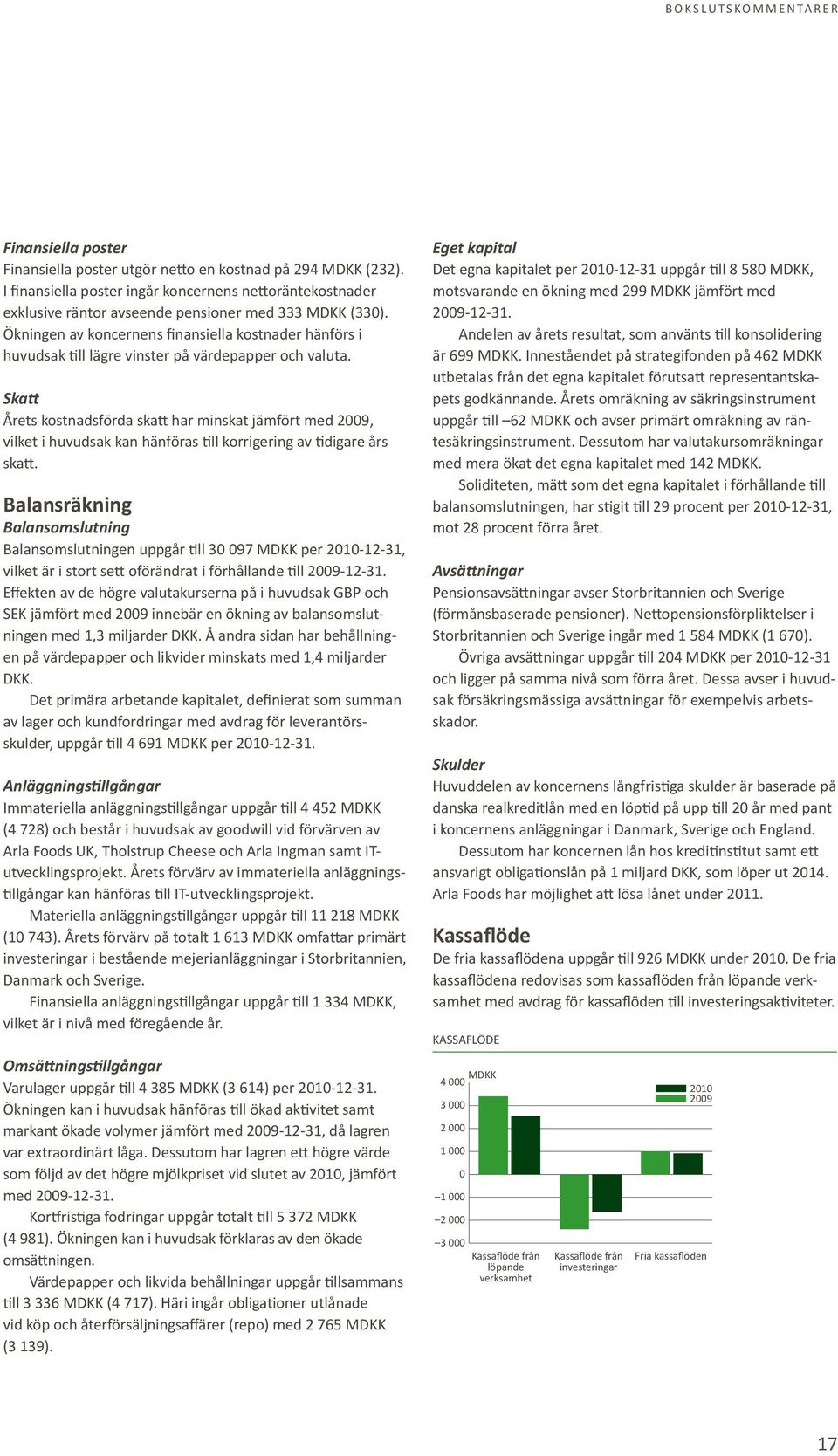 Ökningen av koncernens finansiella kostnader hänförs i huvudsak till lägre vinster på värdepapper och valuta.