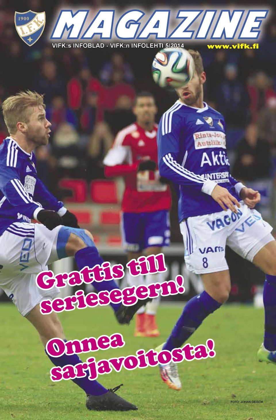 seriesegern! Onnea sarjavoitosta!
