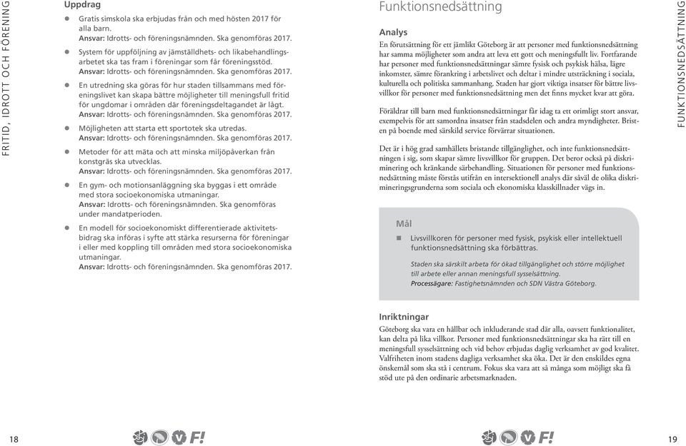 En utredning ska göras för hur staden tillsammans med föreningslivet kan skapa bättre möjligheter till meningsfull fritid för ungdomar i områden där föreningsdeltagandet är lågt.