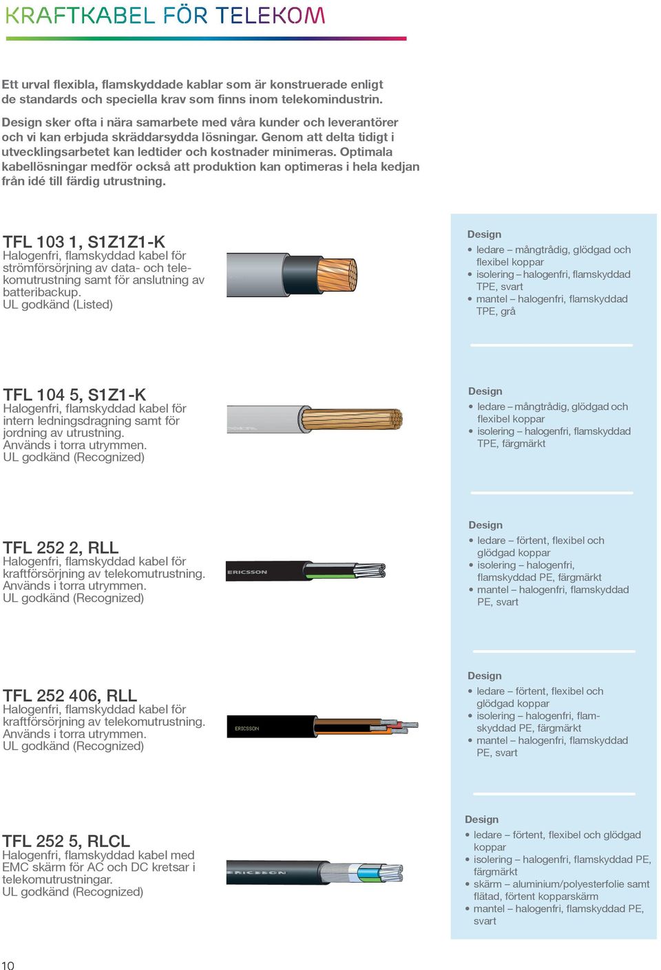 Optimala kabellösningar medför också att produktion kan optimeras i hela kedjan från idé till färdig utrustning.