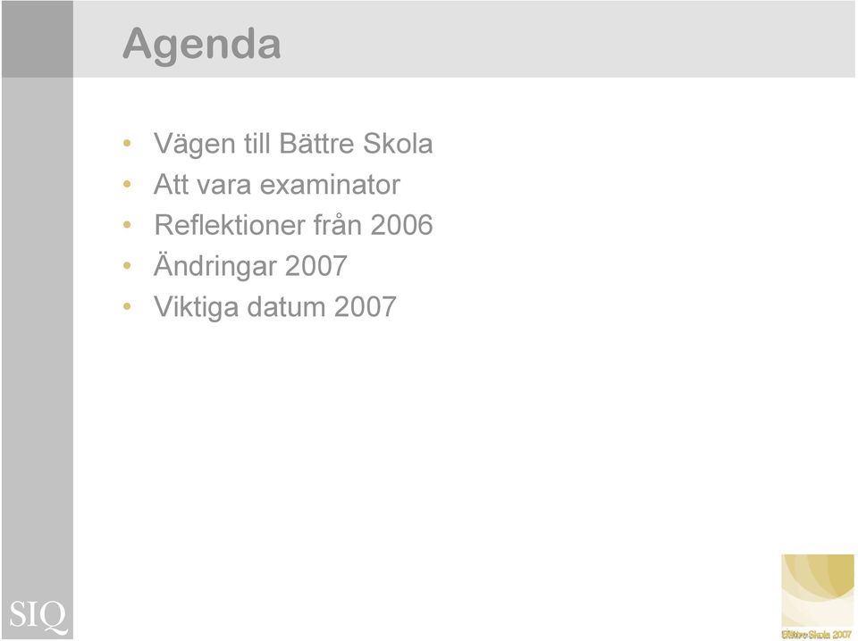 Reflektioner från 2006