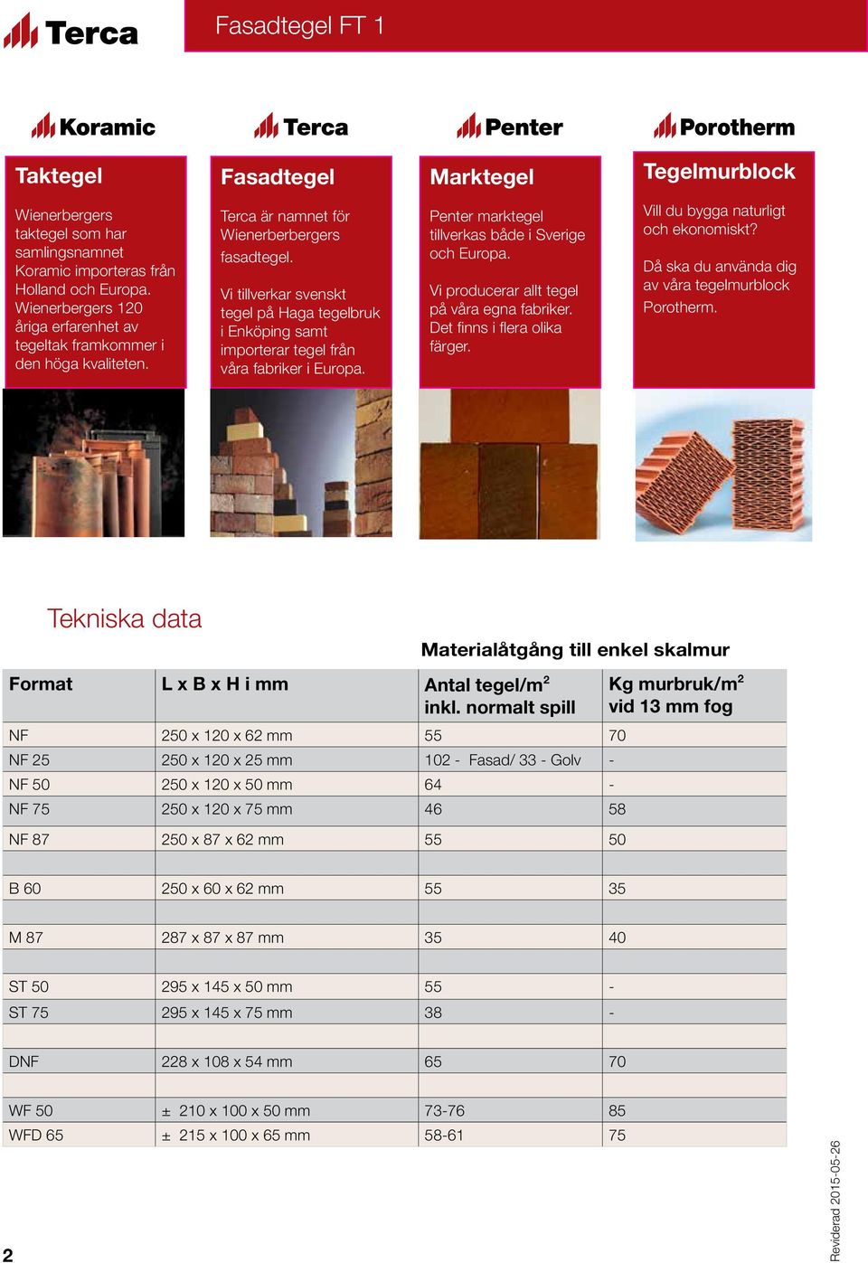 Vi tillverkar svenskt tegel på Haga tegelbruk i Enköping samt importerar tegel från våra fabriker i Europa. Penter marktegel tillverkas både i Sverige och Europa.