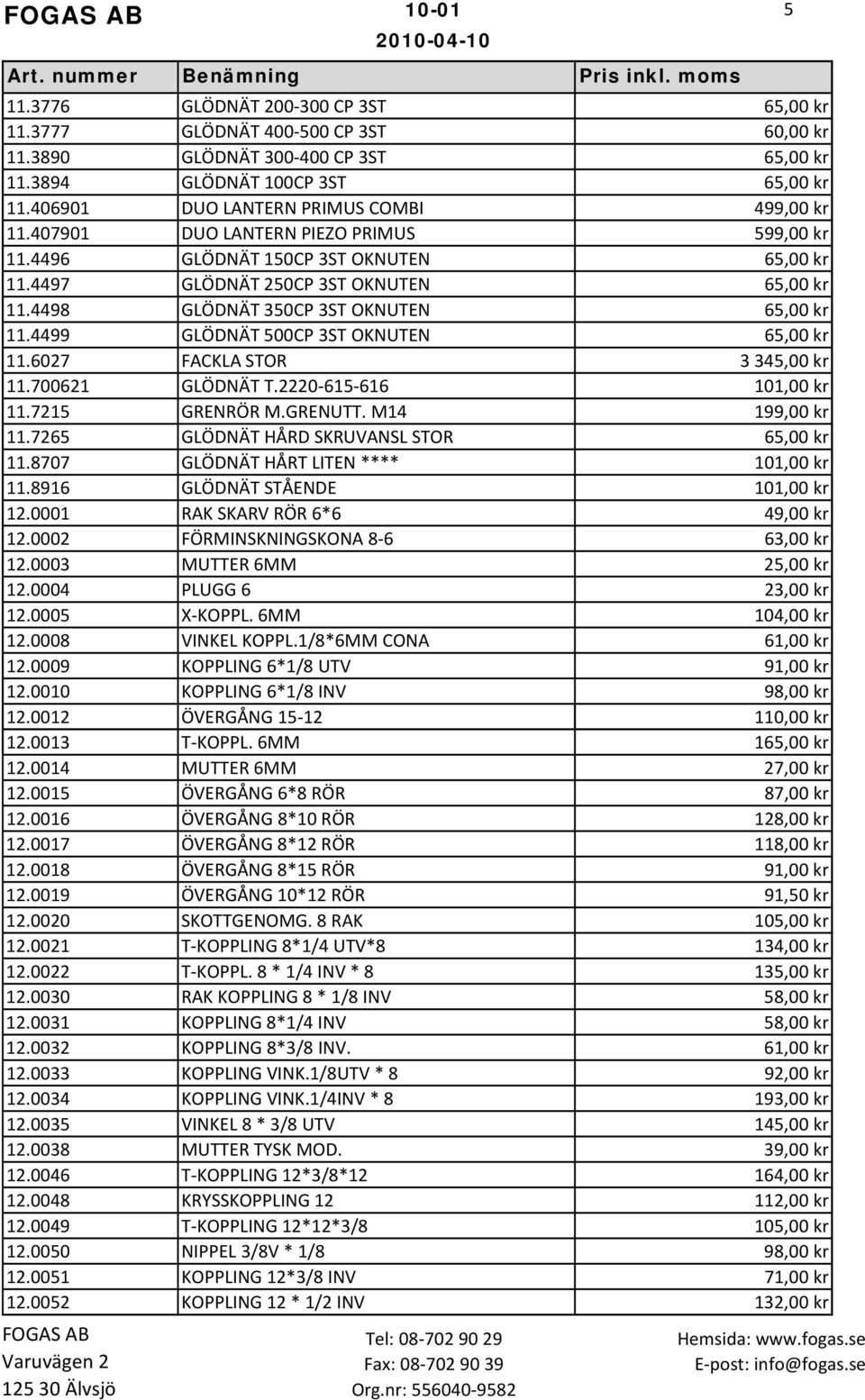 4498 GLÖDNÄT 350CP 3ST OKNUTEN 65,00 kr 11.4499 GLÖDNÄT 500CP 3ST OKNUTEN 65,00 kr 11.6027 FACKLA STOR 3 345,00 kr 11.700621 GLÖDNÄT T.2220 615 616 101,00 kr 11.7215 GRENRÖR M.GRENUTT.