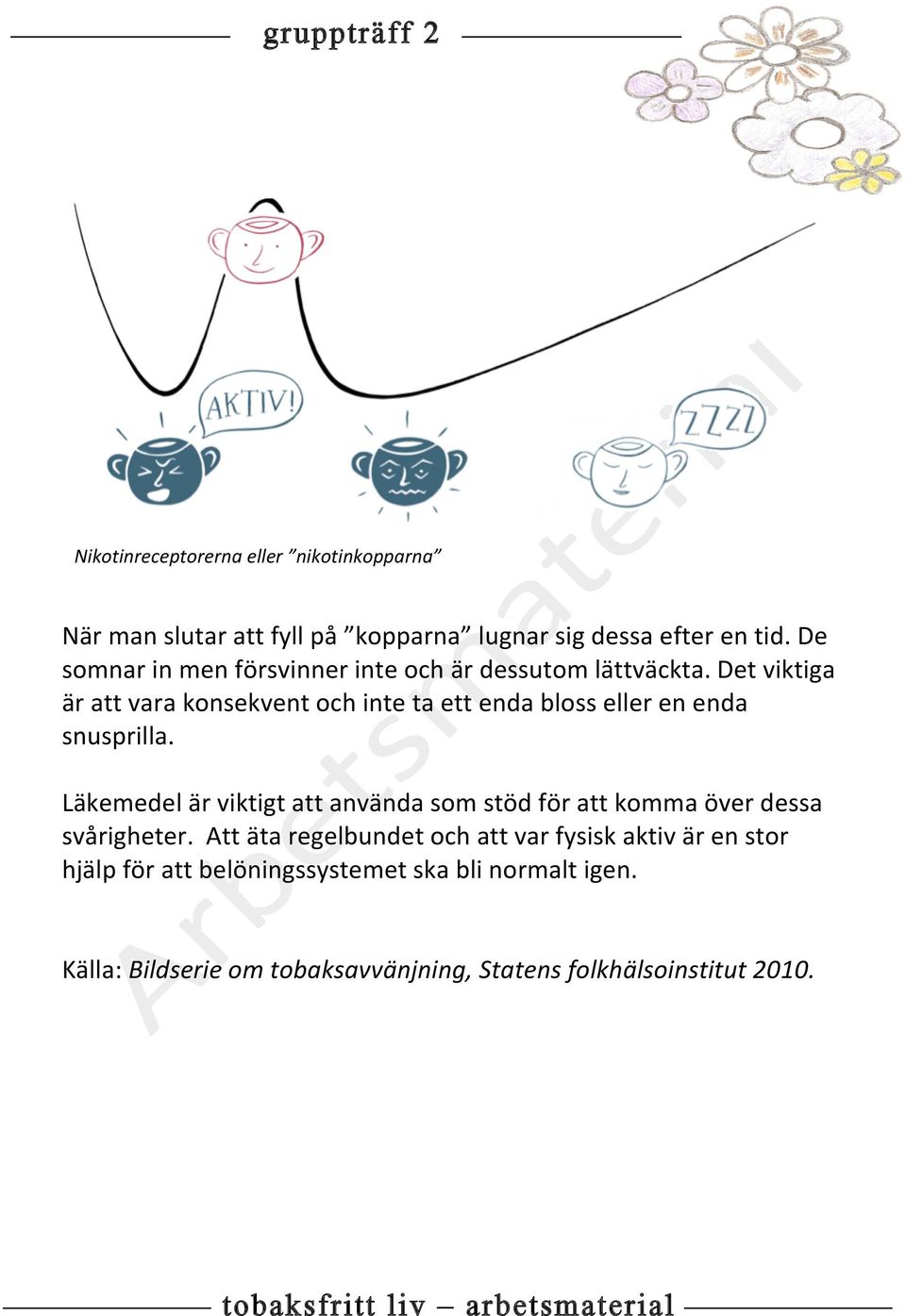 Det viktiga är att vara konsekvent och inte ta ett enda bloss eller en enda snusprilla.