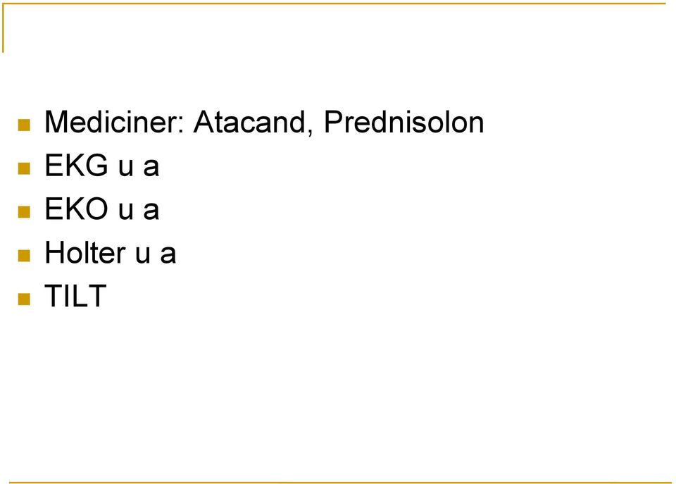 Prednisolon EKG