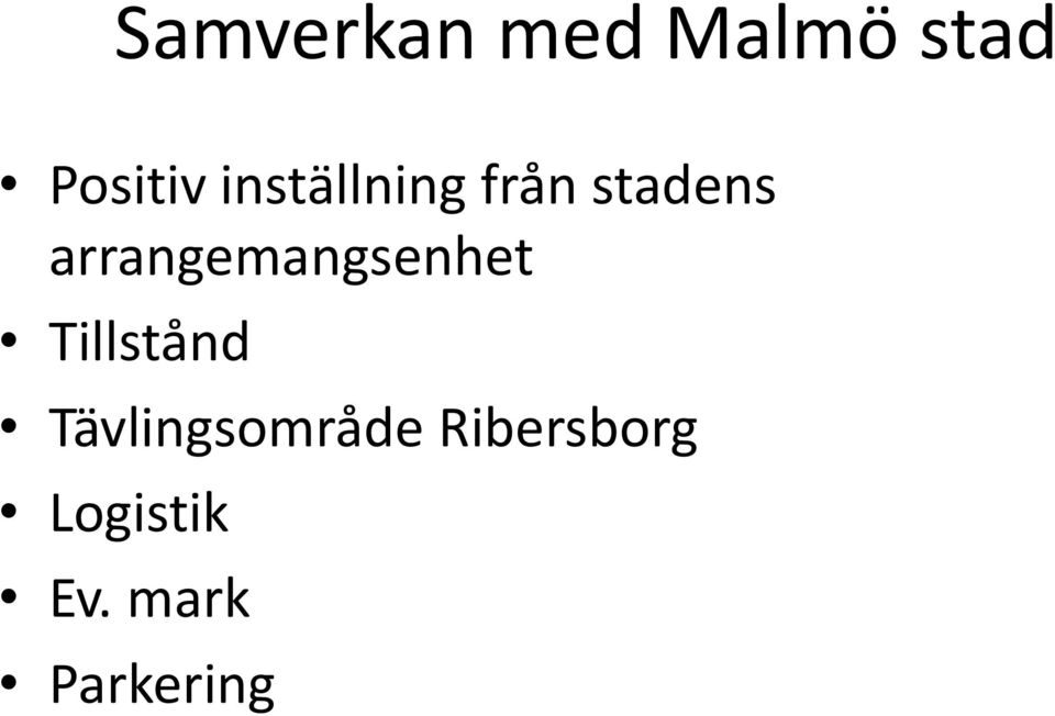 arrangemangsenhet Tillstånd