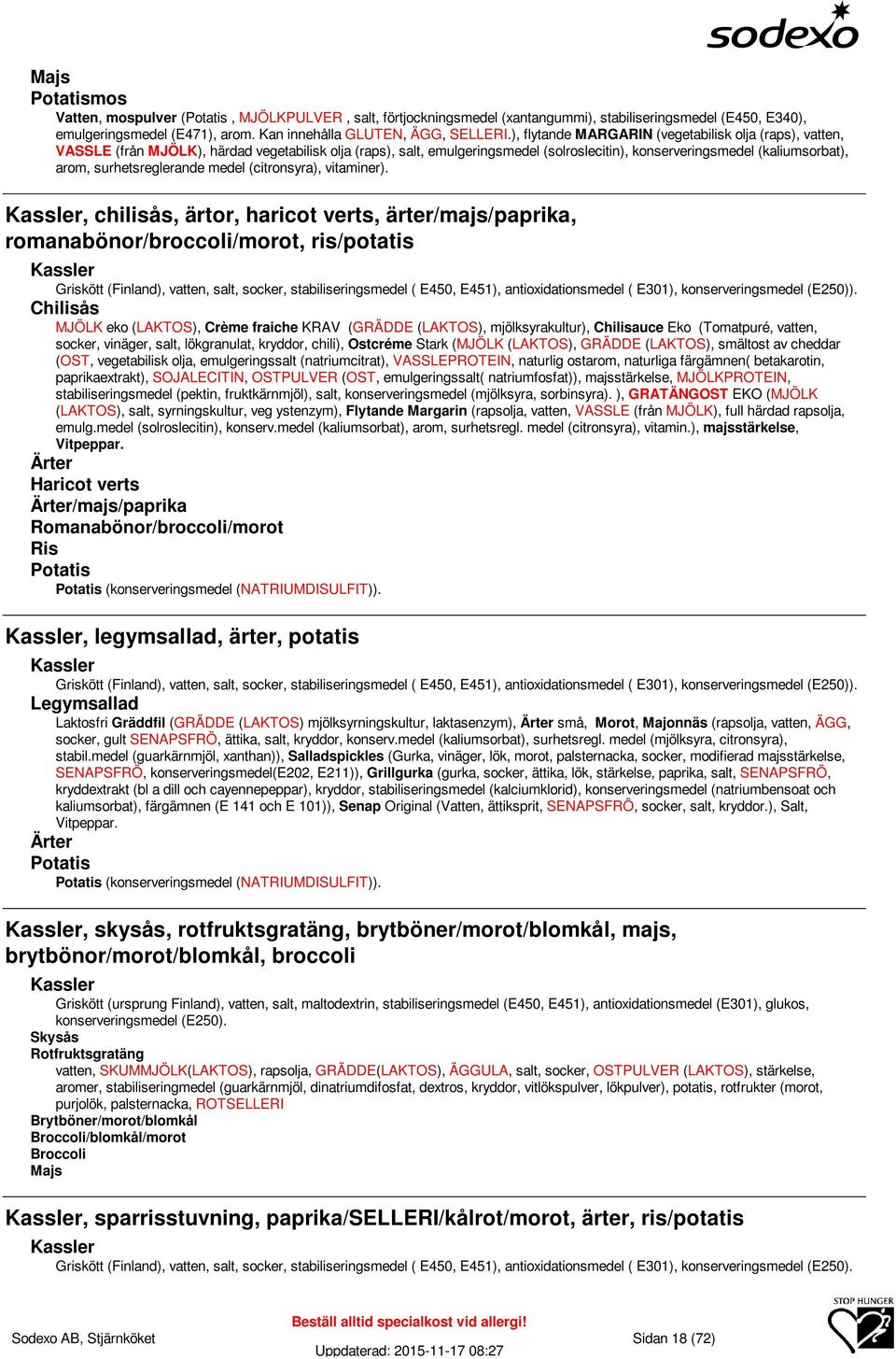 surhetsreglerande medel (citronsyra), vitaminer).