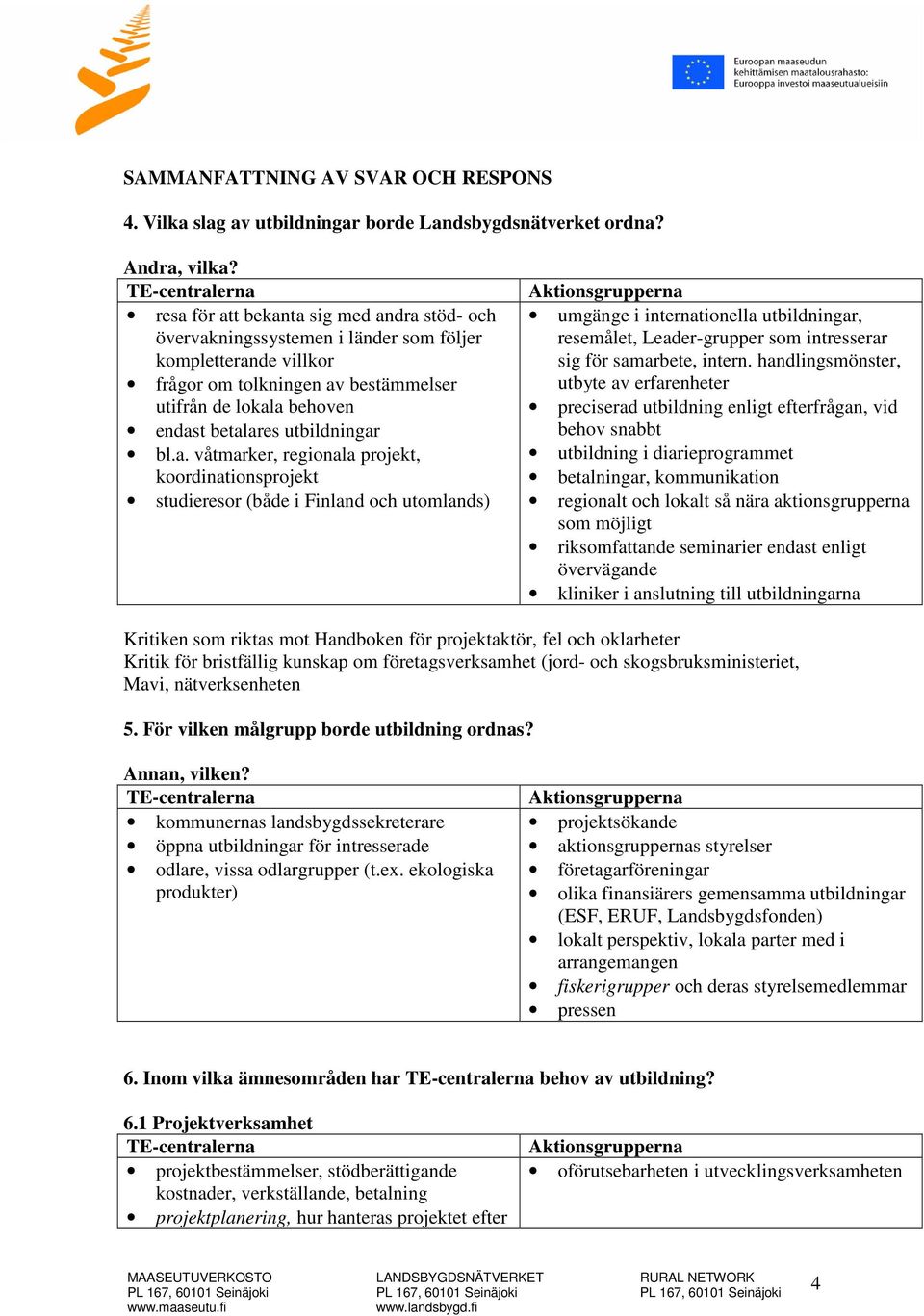 utbildningar