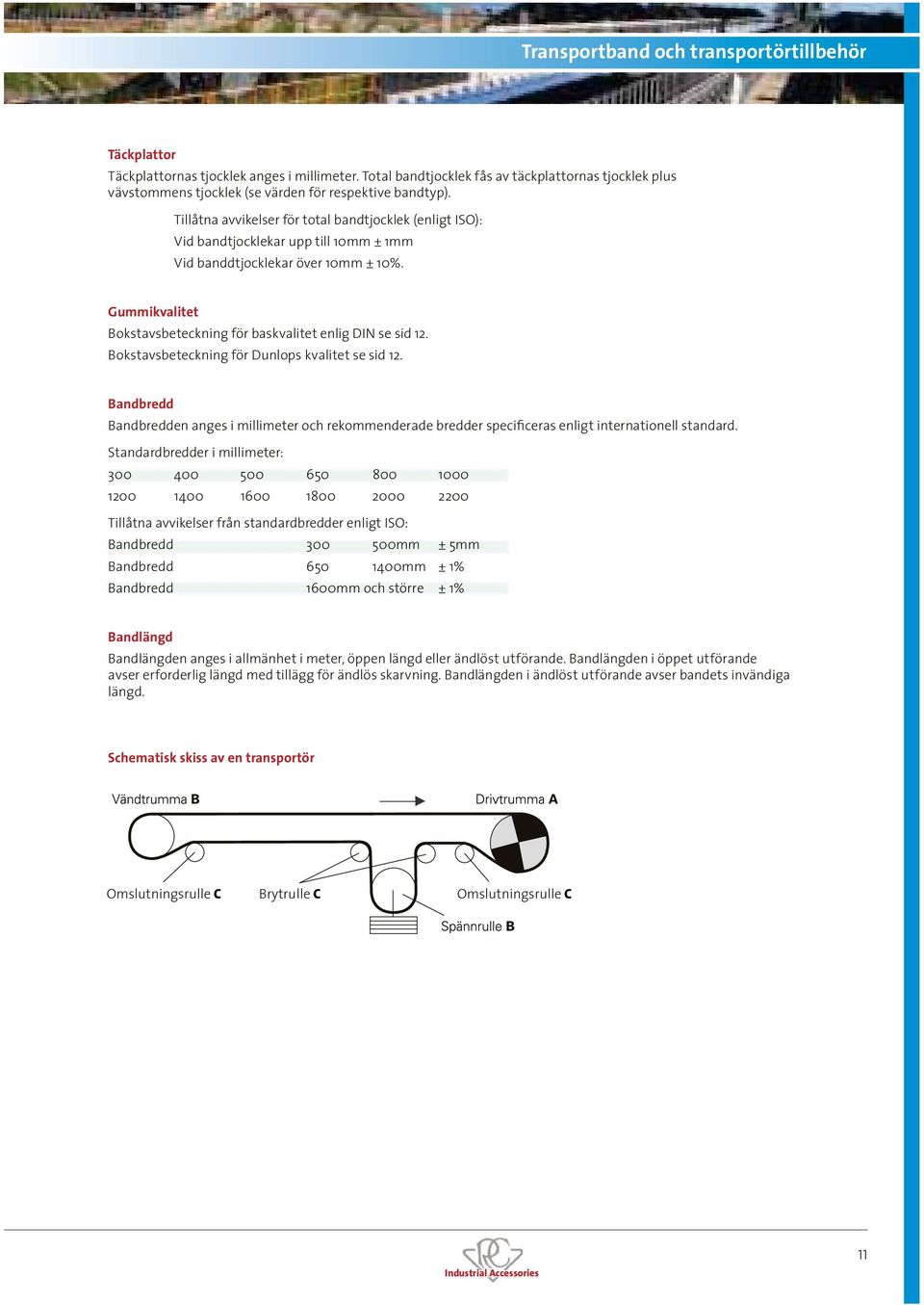 Gummikvalitet Bokstavsbeteckning för baskvalitet enlig DIN se sid 12. Bokstavsbeteckning för Dunlops kvalitet se sid 12.