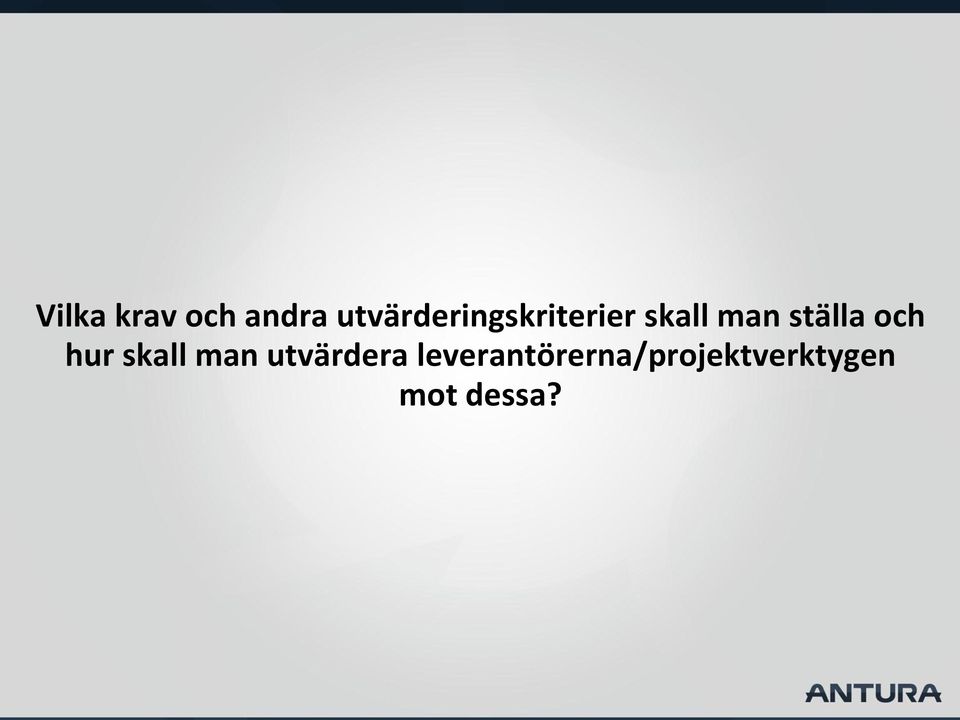 ställa och hur skall man