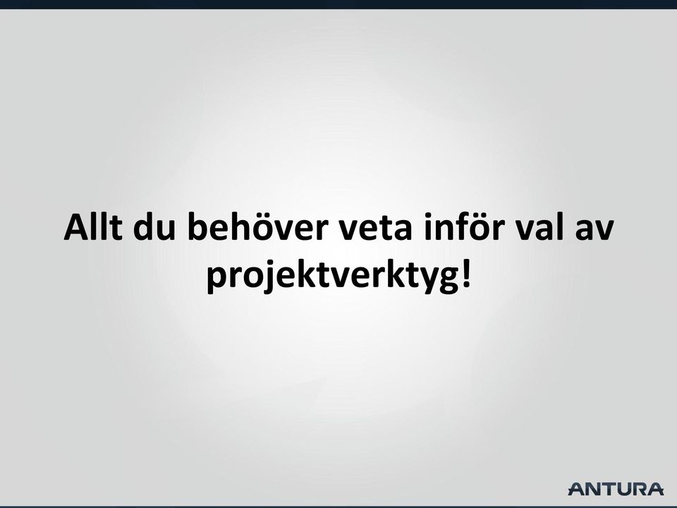 inför val av