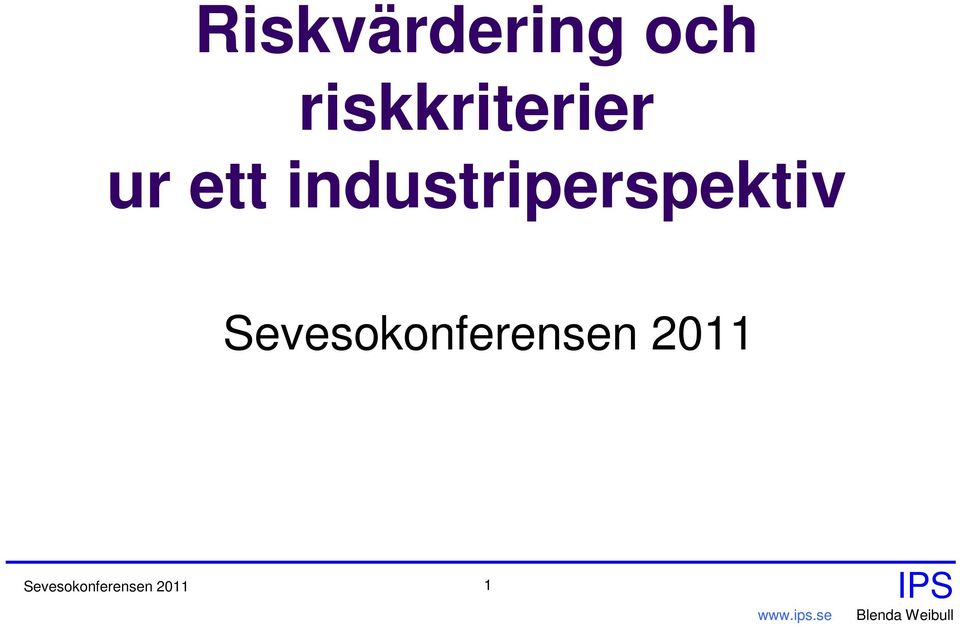 industriperspektiv