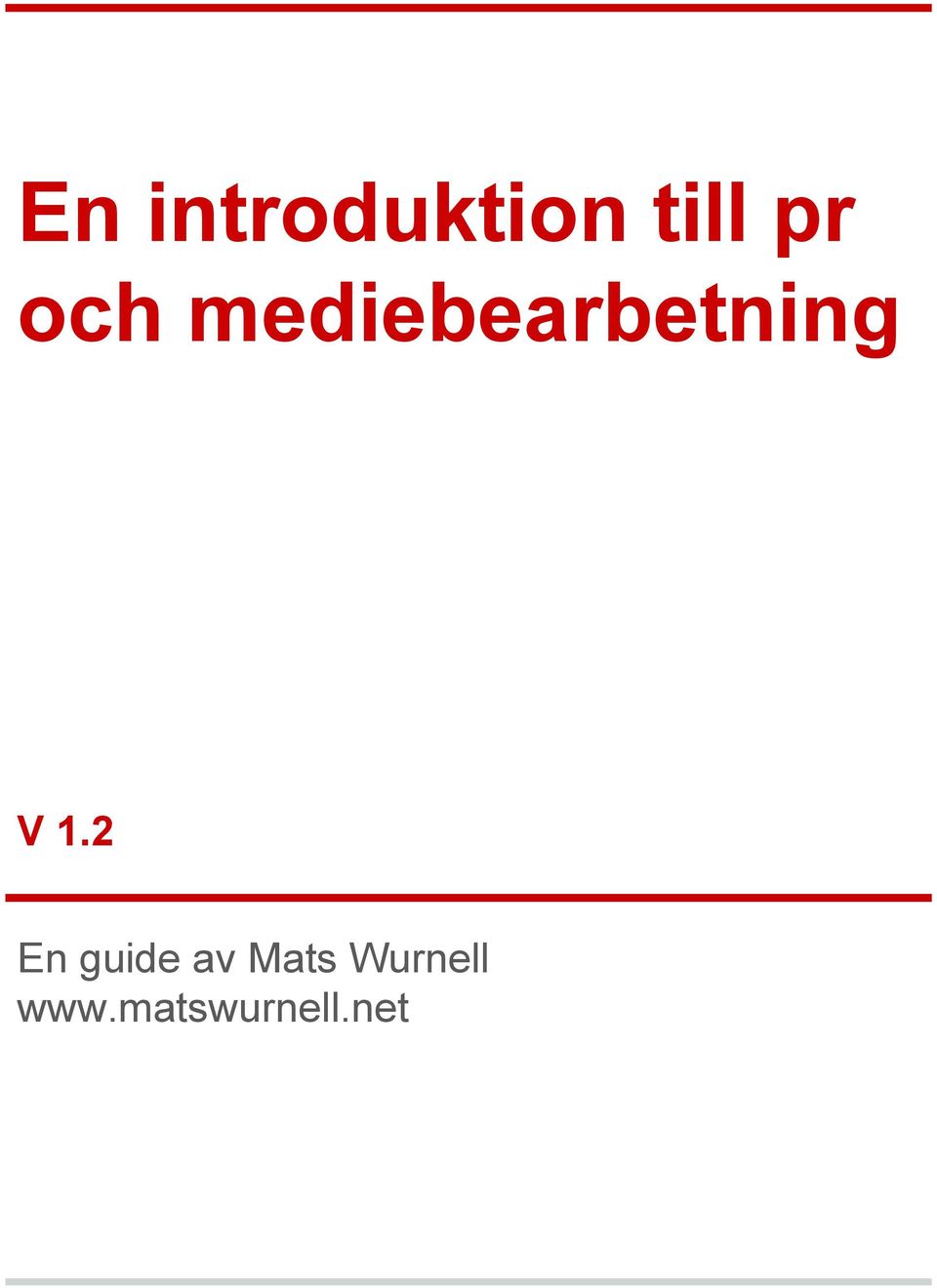 1.2 En guide av Mats