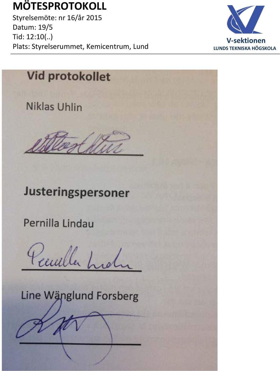 Justeringspersoner