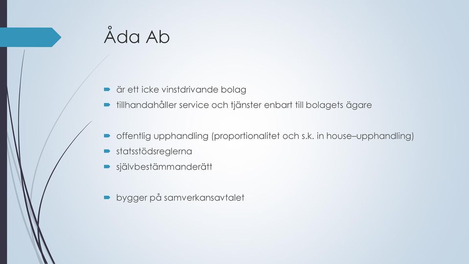 upphandling (proportionalitet och s.k.
