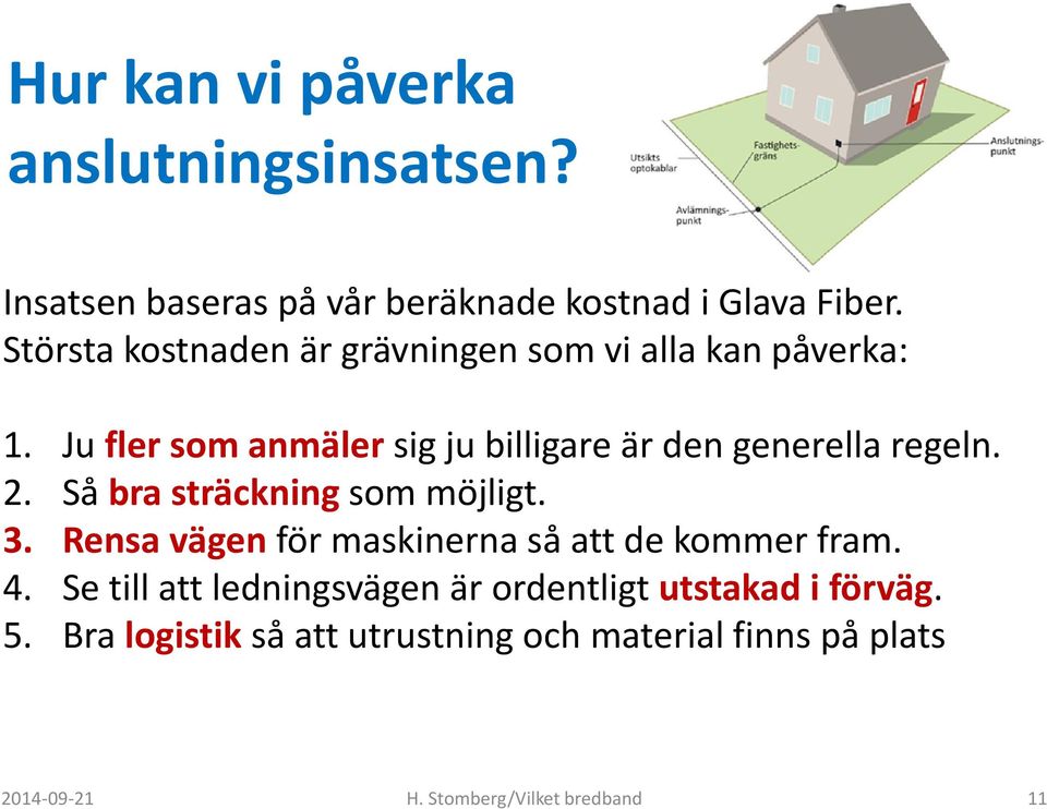 Ju fler som anmäler sig ju billigare är den generella regeln. 2. Så bra sträckning som möjligt. 3.