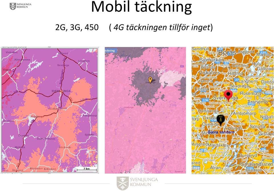 4G täckningen