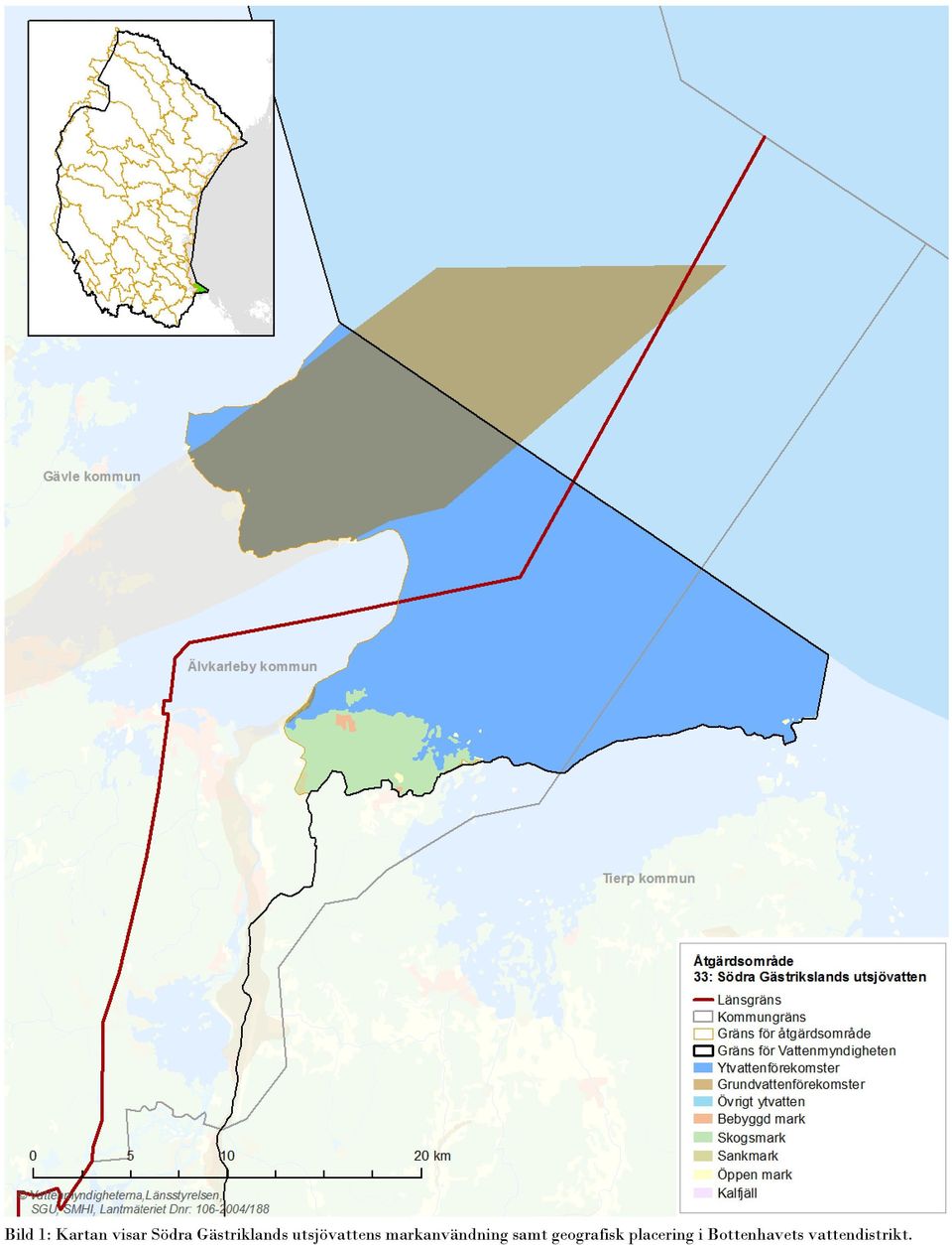 markanvändning samt geografisk