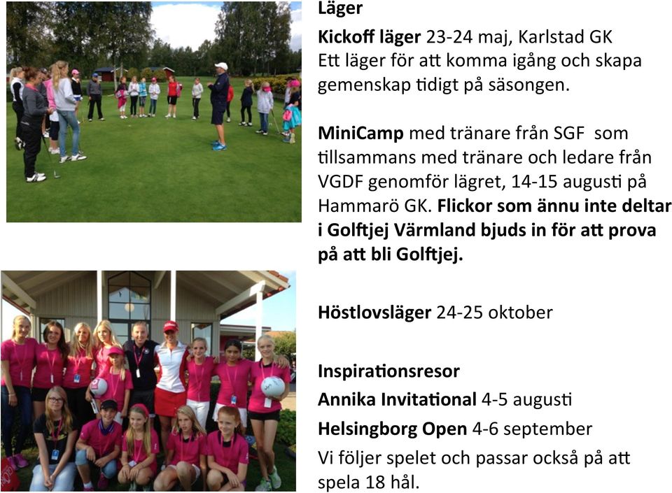 GK. Flickor som ännu inte deltar i Gol@jej Värmland bjuds in för a7 prova på a7 bli Gol@jej.