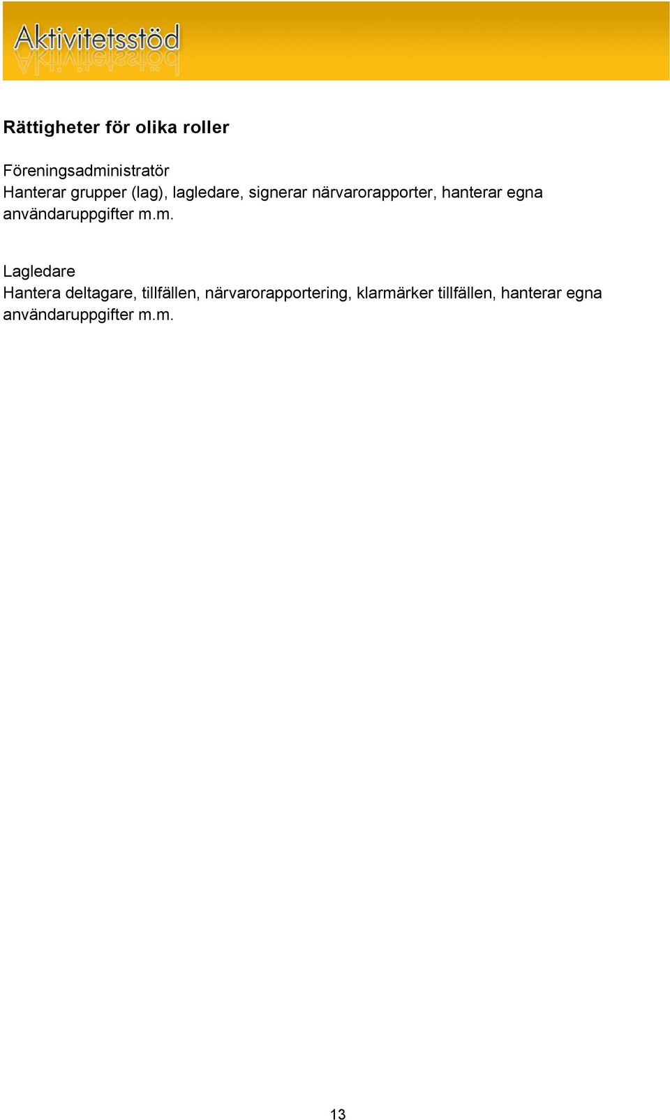användaruppgifter m.