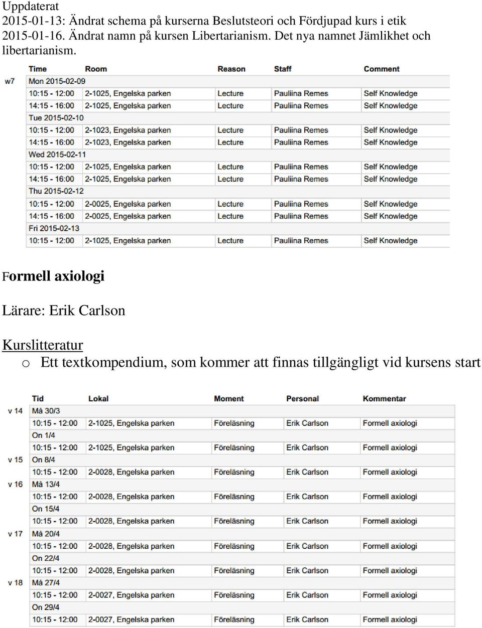 textkompendium, som kommer att