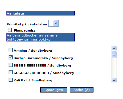 4.1.5 Kopiera besök När man önskar att kopiera besöket till en annan dag kan man kopiera besöket.