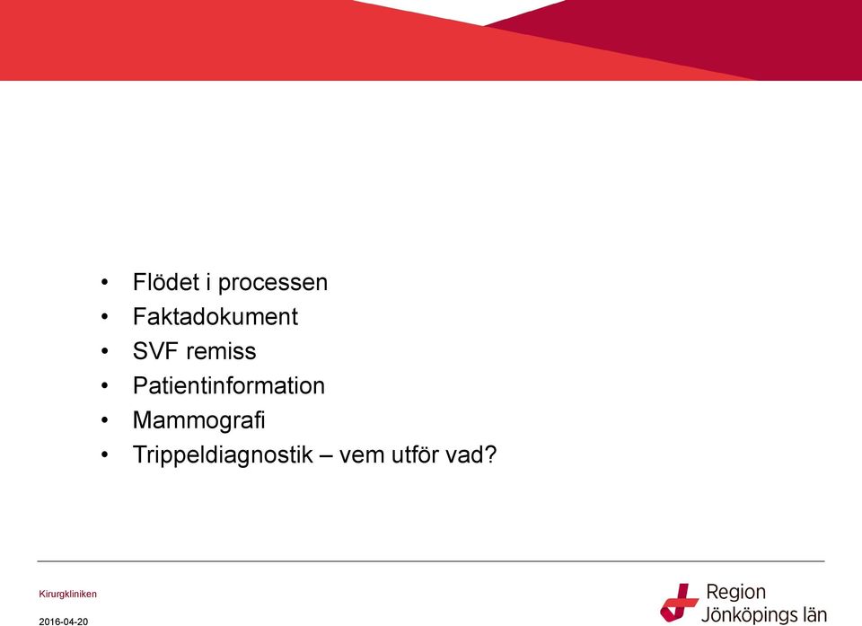 Patientinformation Mammografi