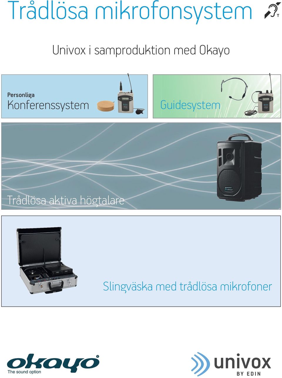 Guidesystem Konferenssystem Trådlösa