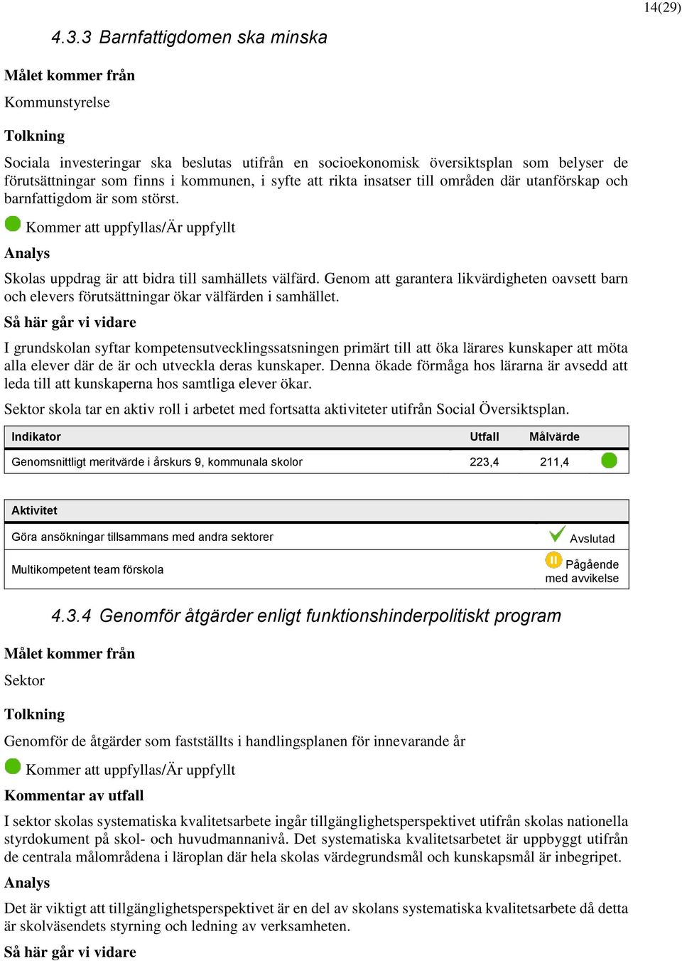 till områden där utanförskap och barnfattigdom är som störst. Kommer att uppfyllas/är uppfyllt Skolas uppdrag är att bidra till samhällets välfärd.