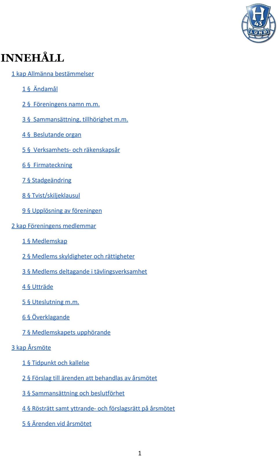 elser 1 Ändamå