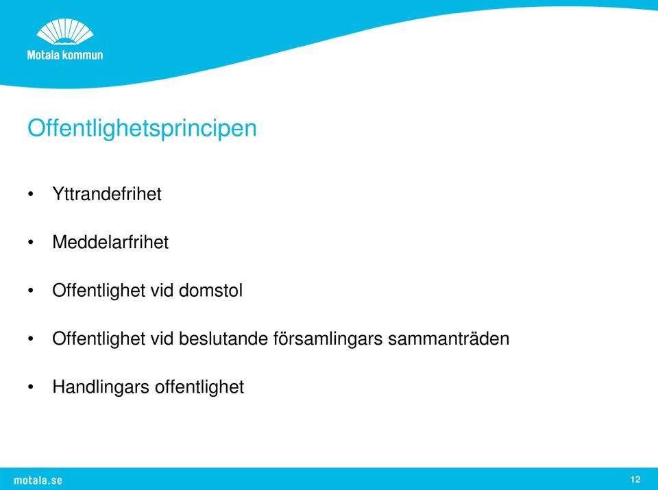 Offentlighet vid beslutande