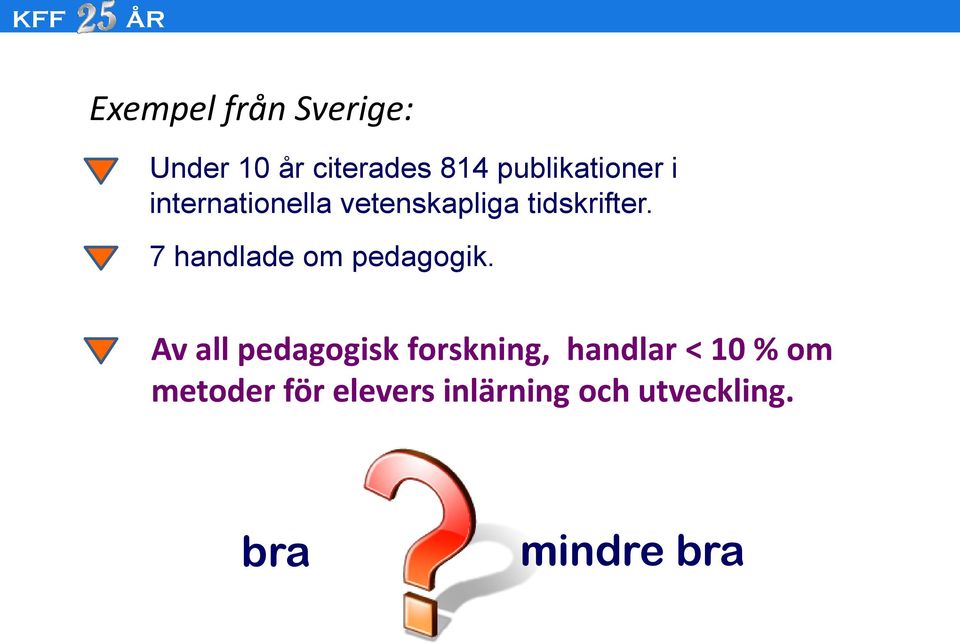 7 handlade om pedagogik.