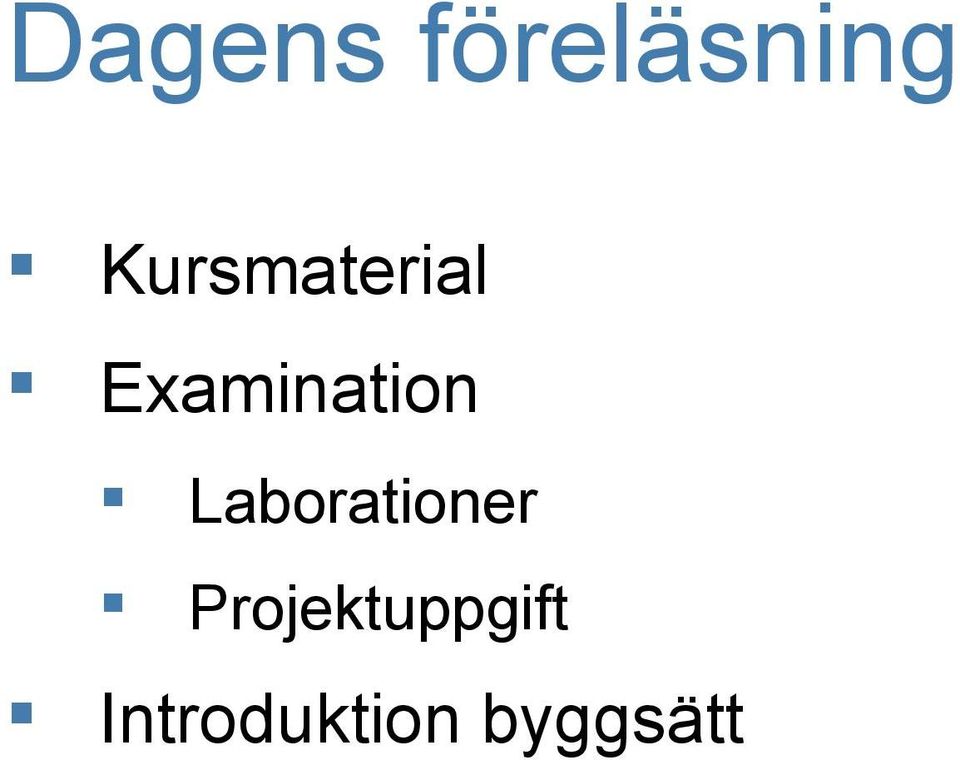 Examination