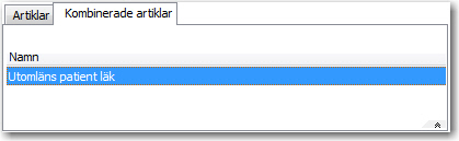 4.7 Kassa 4.7.1 Sök artikel Det finns nu en ikon i form av ett förstoringsglas och en informationstext överst i fliken Artiklar.