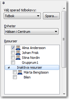 4.15 Tidbok 4.15.1 Förbättrat stöd Tidbokens utseende har förändrats och det har tillkommit mer stöd i tidsstapeln: -Bakgrundsfärgen i kalendern är nu vit (tidigare gul).