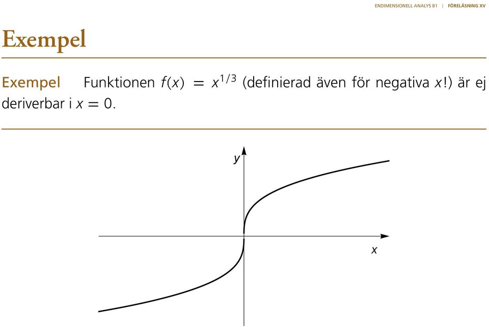 (definierad även för