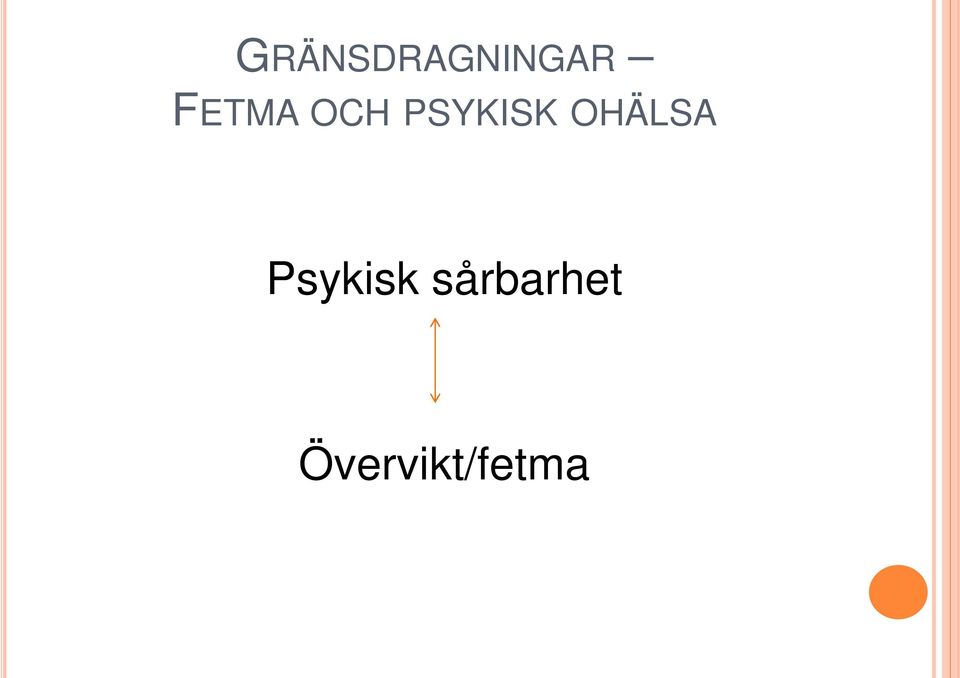 OHÄLSA Psykisk