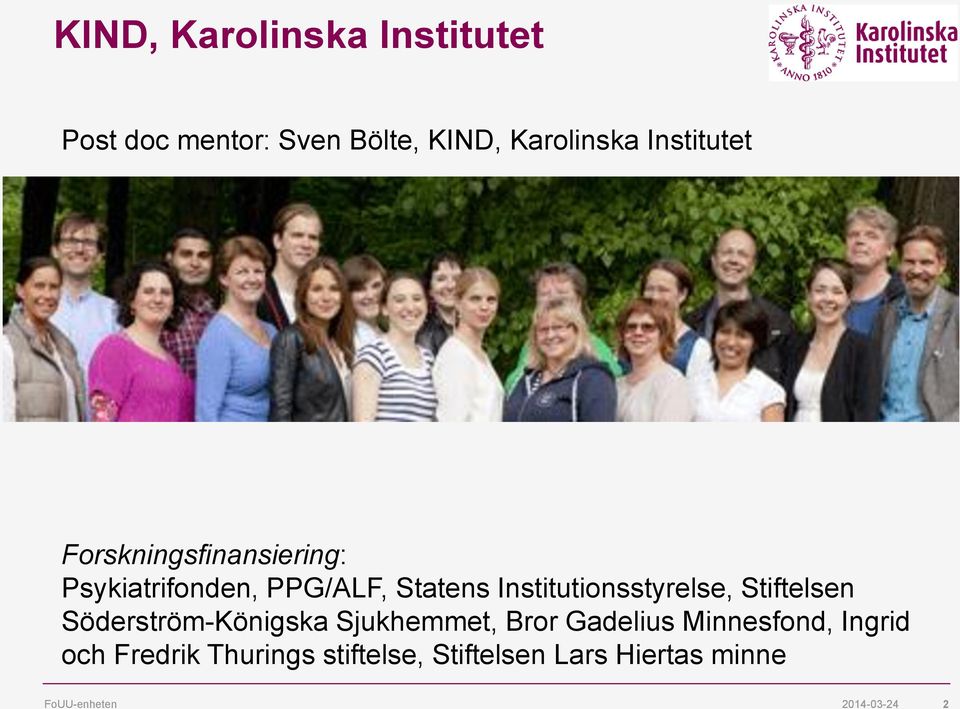 Institutionsstyrelse, Stiftelsen Söderström-Königska Sjukhemmet, Bror Gadelius