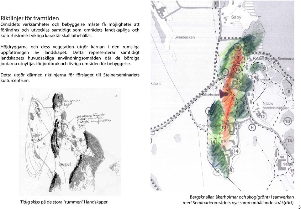 Detta representerar samtidigt landskapets huvudsakliga användningsområden där de bördiga jordarna utnyttjas för jordbruk och övriga områden för bebyggelse.