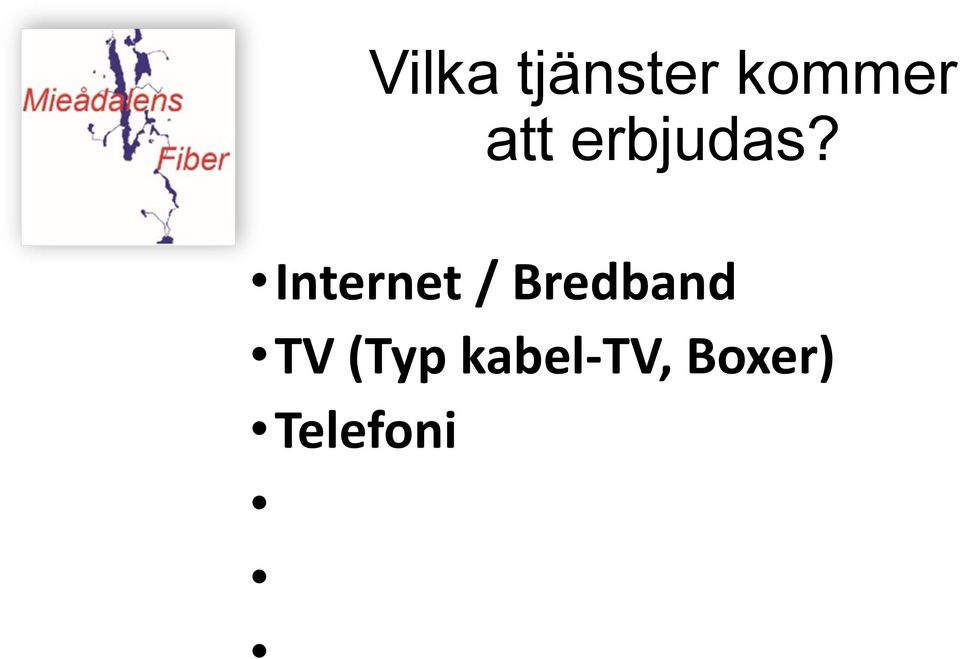 Internet / Bredband TV