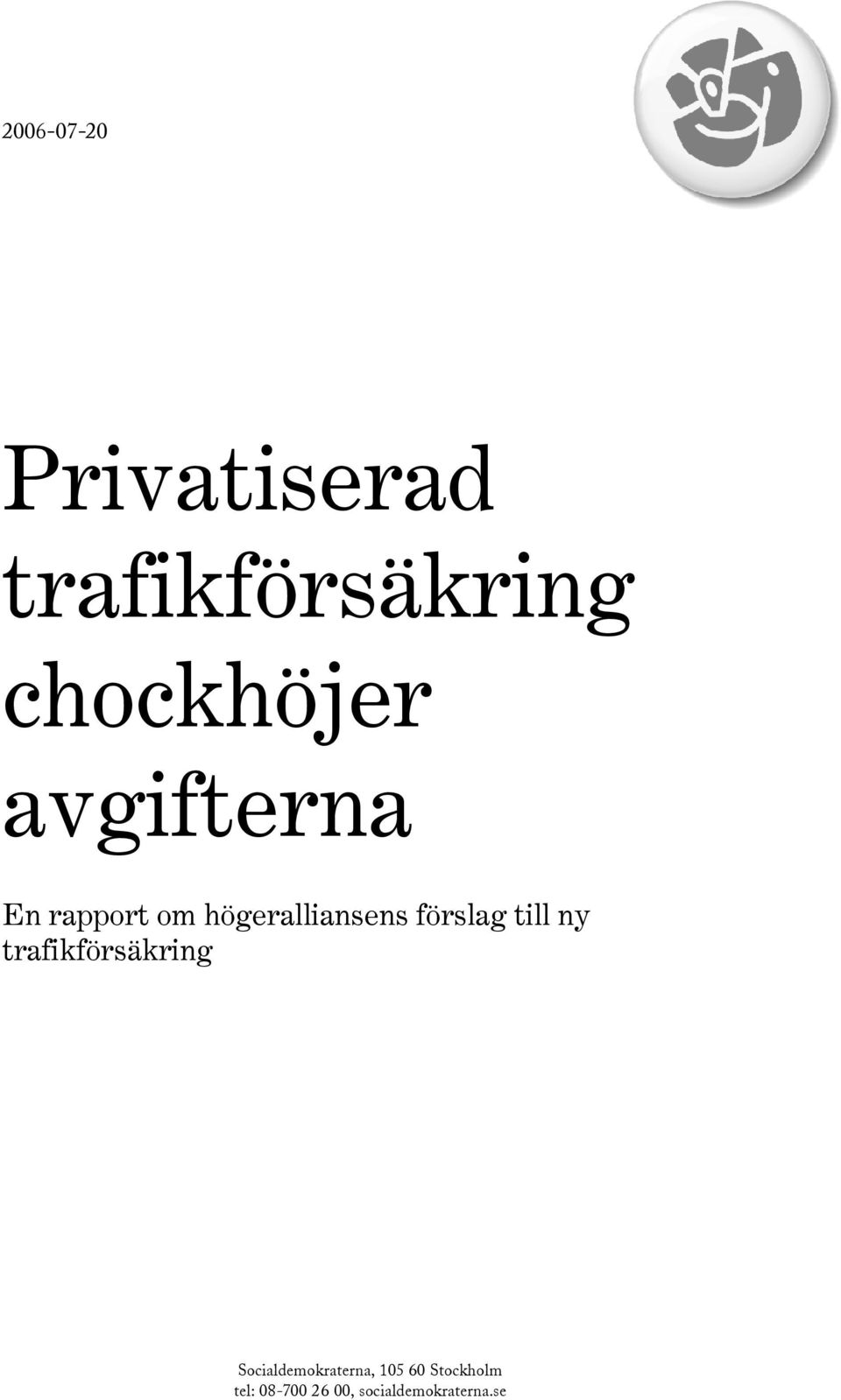 avgifterna En rapport om