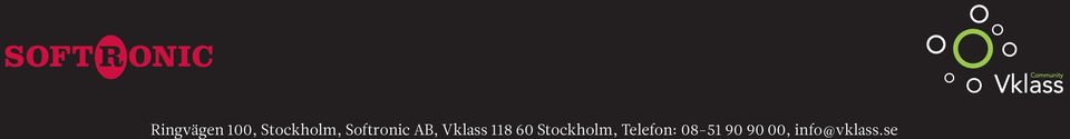 60 Stockholm, Telefon: