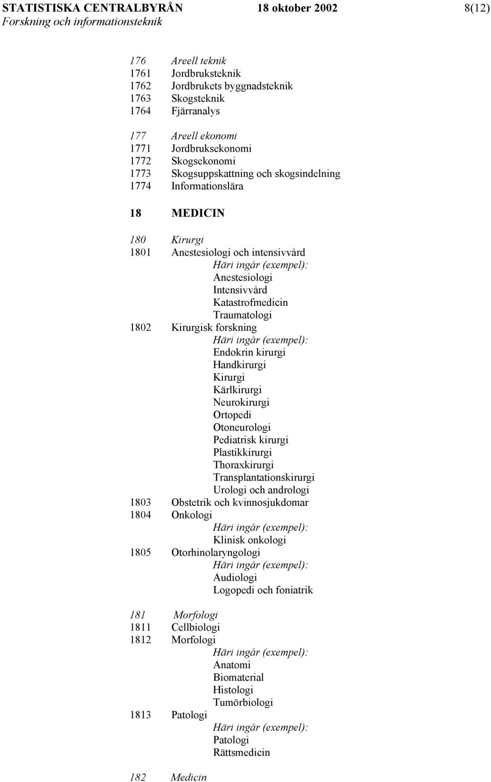 Kirurgisk forskning Endokrin kirurgi Handkirurgi Kirurgi Kärlkirurgi Neurokirurgi Ortopedi Otoneurologi Pediatrisk kirurgi Plastikkirurgi Thoraxkirurgi Transplantationskirurgi Urologi och andrologi