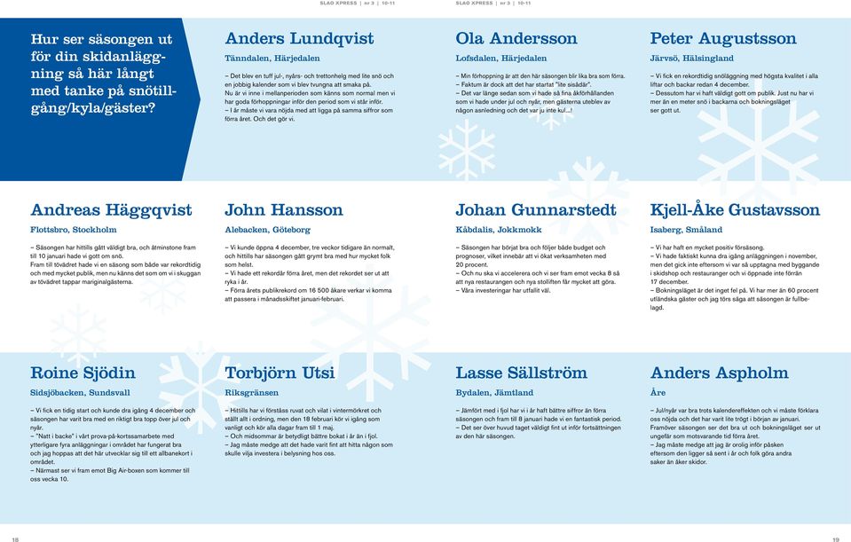 Nu är vi inne i mellanperioden som känns som normal men vi har goda förhoppningar inför den period som vi står inför. I år måste vi vara nöjda med att ligga på samma siffror som förra året.