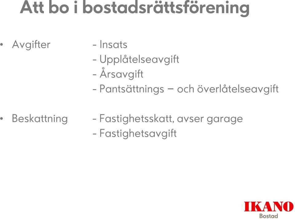 Pantsättnings och överlåtelseavgift