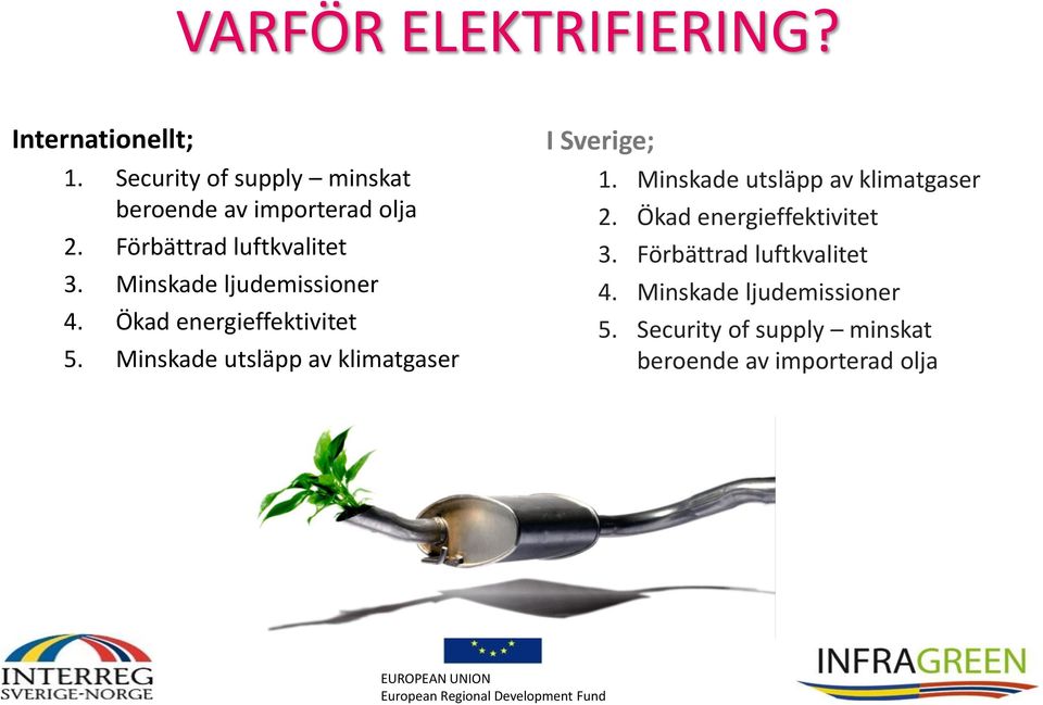 Minskade utsläpp av klimatgaser I Sverige; 1. Minskade utsläpp av klimatgaser 2.