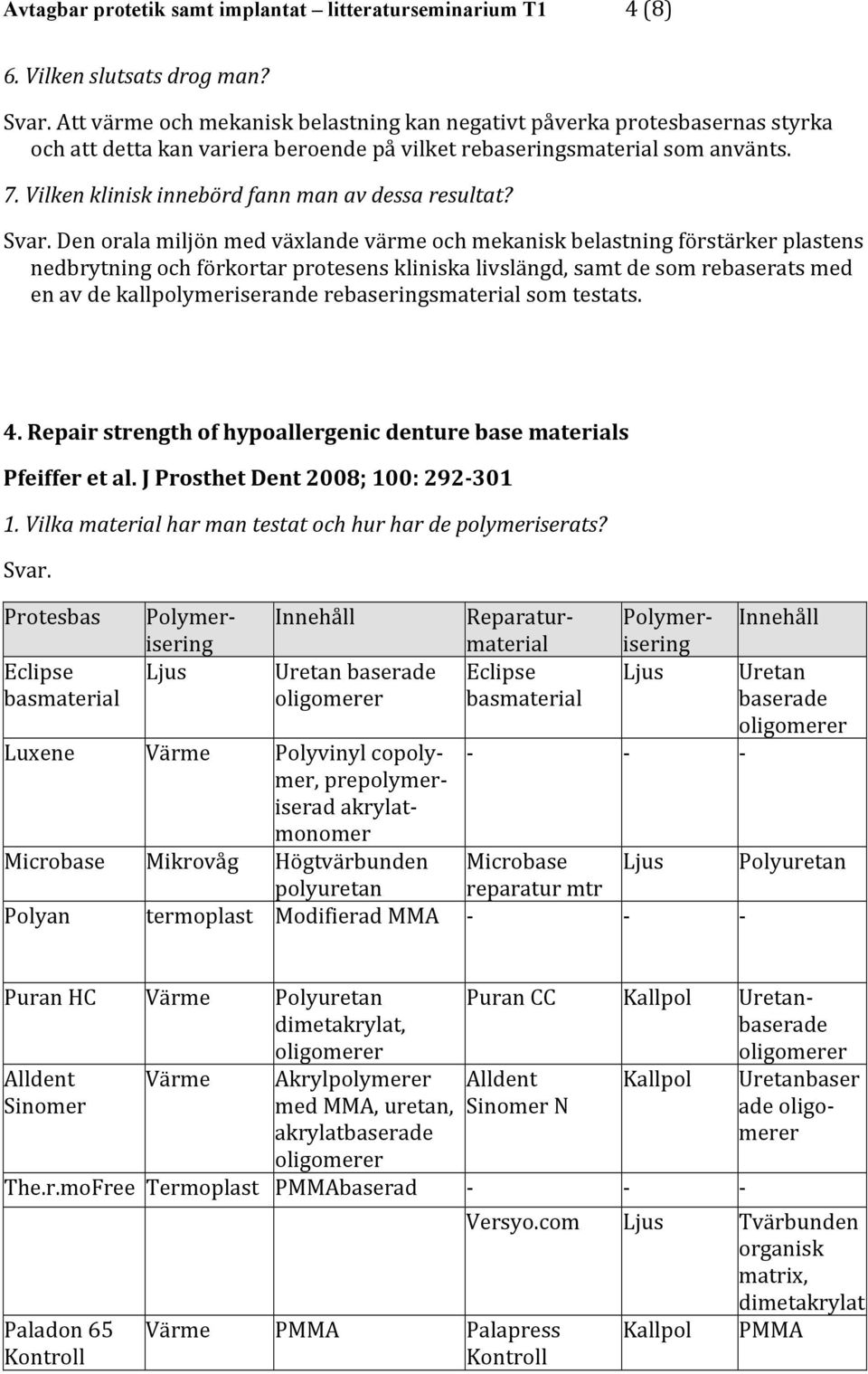 Vilken klinisk innebörd fann man av dessa resultat? Svar.